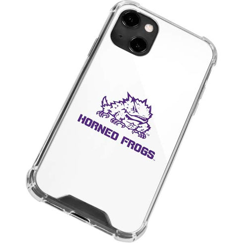 Texas Christian University Horned Frogs TCU iPhone 14 Clear Case
